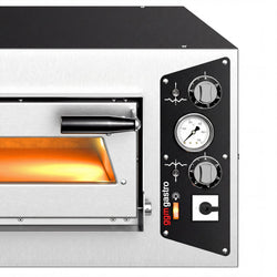 Elektryczny piec do pizzy – 4 x 35 cm – manualny – wraz z podstawą