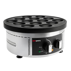 Urządzenie do pancake'ów – na 14x Ø 80 mm – 3 kW – manualne – z okrągłym korpusem i powłoką teflonową, zdjęcie 3 z 6