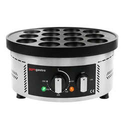 Urządzenie do pancake'ów – na 14x Ø 80 mm – 3 kW – manualne – z okrągłym korpusem i powłoką teflonową, zdjęcie 4 z 6