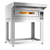 Piec do pizzy – elektryczny – 6x 33 cm – manualny – z okapem i podstawą