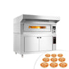 Piec do pizzy – elektryczny – 9x 33 cm – manualny – z okapem i garownią