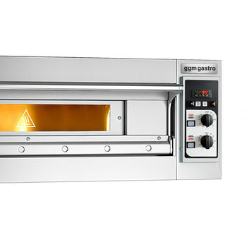 Elektryczny piec do pizzy - 9 x 33 cm - Manualny - Prime Gastro