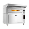 Piec do pizzy – elektryczny – 9x 33 cm – manualny – z okapem i garownią