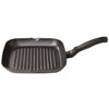 Płyta grillowa PREMIUM – przystosowana do kuchenek indukcyjnych – 260 x 260 mm – z solidnym uchwytem z bakelitu