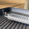 Płyta grillowa PREMIUM – 330 x 260 mm – ze składanym uchwytem silikonowym
