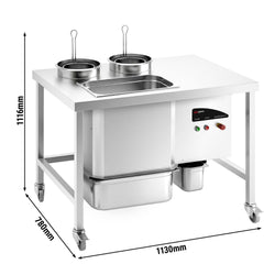 Linia do panierowania kurczaków – 1130 mm – 5 kg/min