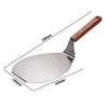 Łopata do pizzy - Prostokątna - Stal nierdzewna - 185x165mm - Długość:34cm