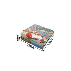 (100 sztuk) Pudełko na pizzę - NYC - Positano - 200x200x40 mm