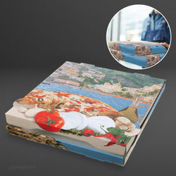 (100 sztuk) Pudełko na pizzę - NYC - Positano - 280x280x40 mm