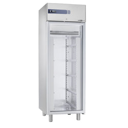Szafa chłodnicza do makaronu PREMIUM PLUS - EN 600x400 - 585L - 700x830mm - 1 drzwi, przeszklona - chłodzenie wentylowane; zamek; LED; HACCP