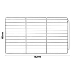 Plastikowy ruszt wsparcia - GN 1/1 - 335x530 mm - odpowiednia dla serii KTS, GTS, SAG, POS7 & ZBS7
