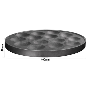 Płyta do naleśnikarki gazowej CGOM5 - 14 patelni - Ø 400 mm - Prime Gastro