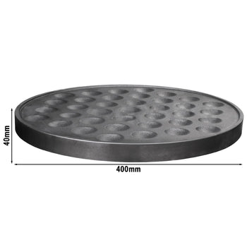 Płyta do gazowego urządzenia do naleśników CGOM5 - Mini naleśniki - Ø 400 mm - Prime Gastro