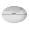 (6 sztuk) CLASSICO - Talerz - owalny - 230x152mm - Biały