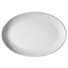 (12 szt.) Talerz do kebaba CLASSICO – owalny – porcelana – długość: 360 mm – biały