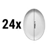 (24 szt.) Talerz do kebaba CLASSICO – owalny – porcelana – długość: 360 mm – biały