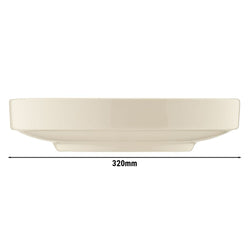 (24 sztuki) CHEF TASTE OF – Talerz/ półmisek – owalny – długość: 320 mm – kremowy