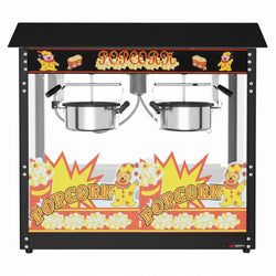 Maszyna do popcornu - 10 kg/ godz. - z 2 kotłami