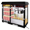 Maszyna do popcornu – 5 kg/h – 1,7 kW – z 3 podgrzewanymi półkami – czarna