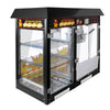 Maszyna do popcornu – 5 kg/h – 1,7 kW – z 3 podgrzewanymi półkami – czarna
