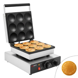 Gofrownica - Pojedyncza - 1,75kW - pancakes amerykańskie 9 szt.