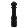 (2 szt.) Zestaw młynków do soli i pieprzu - drewno - Wysokość: 250mm - Czarny