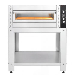 Elektryczny Kamienny piec do pizzy - 4x30cm - Ręczne - z ramą nośną