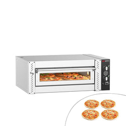 Elektryczny Piec do pizzy - 4 x Ø30cm - Manualne