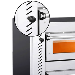 Electric pizza oven - 4+4x 25cm - manual