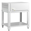 Piec do pizzy – elektryczny – 4x 34 cm – manualny – z podstawą