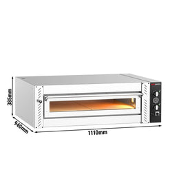Elektryczny - Piec do pizzy - 4 x Ø34cm - Manualne