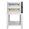 Piec do pizzy – elektryczny – 4+4x 24 cm – manualny – z podstawą