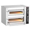 Elektryczny Piec do pizzy - 2 x 4 x Ø25cm - Manualne