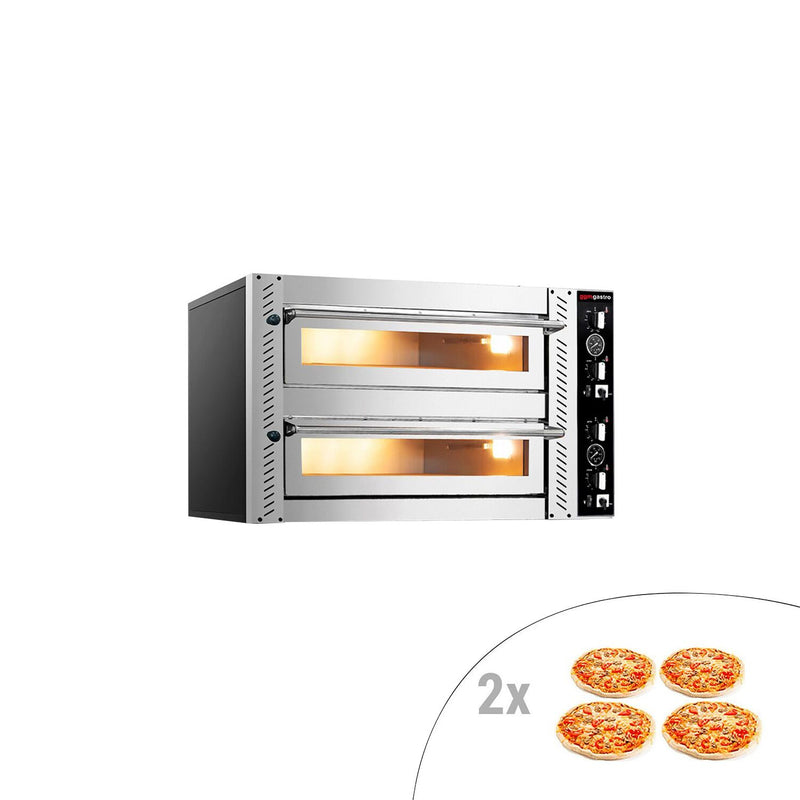 Electric pizza oven - 4+4x 25cm - manual