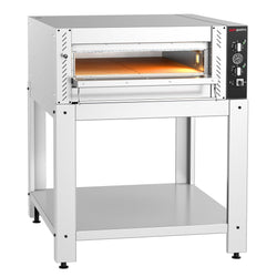 Elektryczny Piec do pizzy - 6 x Ø30cm - Manualne - z ramą nośną