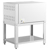 (2 szt.) Elektryczny Piec do pizzy - 2 x 6 x Ø30cm (Szeroki) - Manualne - z ramą nośną