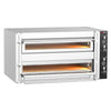 Elektryczny Piec do pizzy - 2 x 6 x Ø30cm (Szeroki) - Manualne