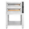 Piec do pizzy – elektryczny – 4+4x 34 cm – manualny – z podstawą