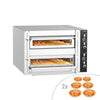 Piec do pizzy – elektryczny – 6+6x 30 cm – manualny – wersja głęboka