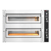 Piec do pizzy – elektryczny – 6+6x 30 cm – manualny – wersja głęboka