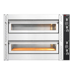 Elektryczny Piec do pizzy - 2 x 4 x Ø30cm - Manualne