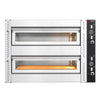 Elektryczny Piec do pizzy - 2 x 4 x Ø34cm - Manualne