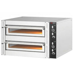 Elektryczny Piec do pizzy - 2 x 4 x Ø30cm - Manualne