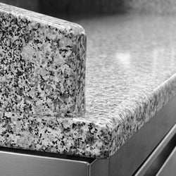 Stół chłodniczy do pizzy PREMIUM - 1600x800mm - z blatem granitowym - 2‑drzwiowy, 3 szuflady - z nadstawką chłodniczą z osłoną szklaną - 6x GN 1/3