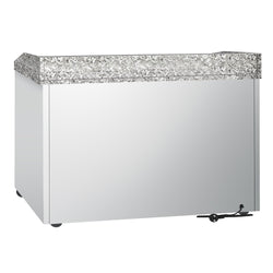 Stół chłodniczy do pizzy PREMIUM – 1400 x 700 mm – z 3 drzwiami szklanymi