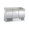 Stół chłodniczy do pizzy ECO – 1400 x 700 mm – z 3 drzwiami