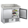 Stoły chłodnicze do pizzy ECO – 2300 x 700 mm – z 5 drzwiami – z blatem granitowym