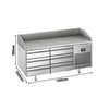 Stół chłodniczy do pizzy Premium PLUS – 1490 x 700 mm – z 6 szufladami