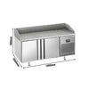 Stół chłodniczy do pizzy Premium PLUS – 1490 x 700 mm – z 2 drzwiami