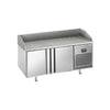 Stół chłodniczy do pizzy Premium PLUS – 1490 x 700 mm – z 2 drzwiami